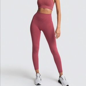 High waisted compression leggings